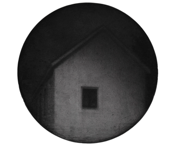 "La casa vac�a". l�piz y cont�. � 20.