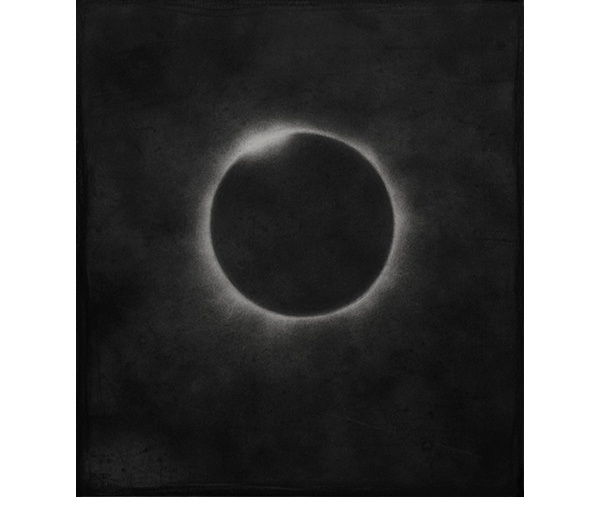 "Soy luz reflejada". l�piz y cont�. 25 x 22,5 cm.