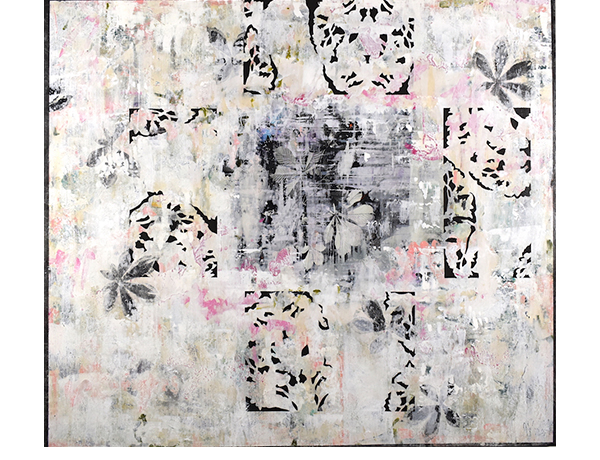 " Casa de verano ". T.Mixta sobre madera. 114 x 130 cms.