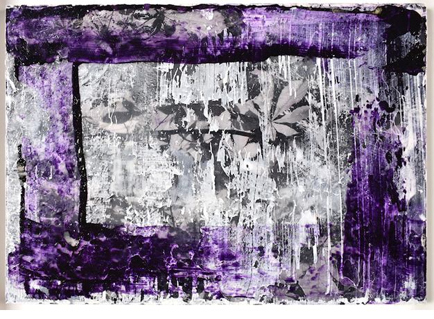 " Reflejos". T.Mixta sobre madera. 21 x 29,5 cms.