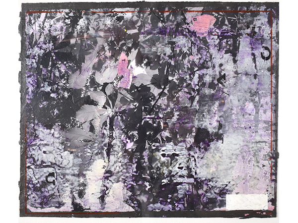 " Entreluz ". T.Mixta sobre madera. 22,5 x 27 cms.