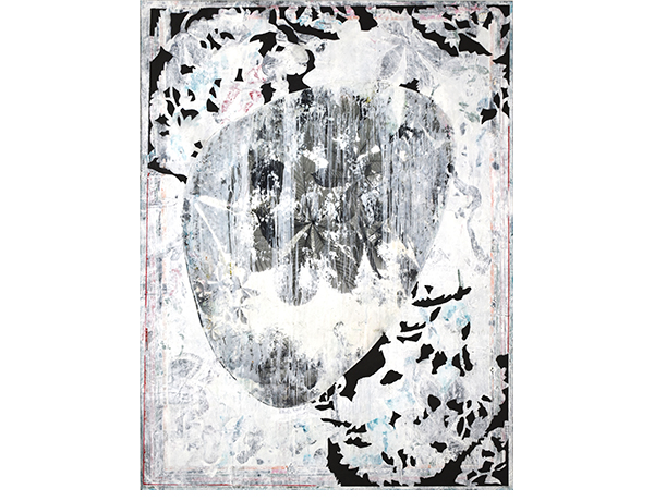 " Silencio de invierno I ". T.Mixta sobre madera. 79 x 60 cms.