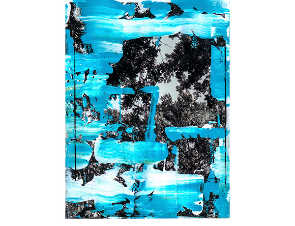 " El color del viento ". T.Mixta sobre madera. 20 x 14,5 cms.