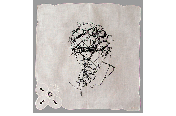 ellas (alfonsina storni), bordado, 41 x 41 cm. (reverso)