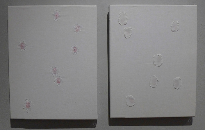 silenciadas, bordado, 35 x 27 cm. 