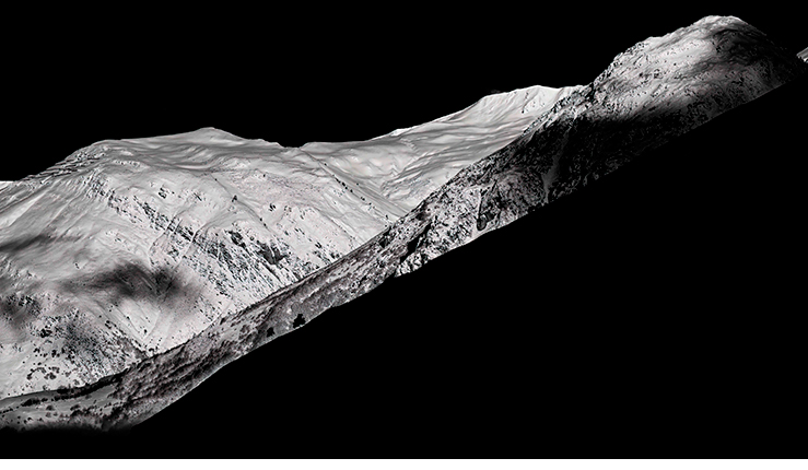 Monta�as de Aran. Fotograf�a. 105,6 x 60 cm.